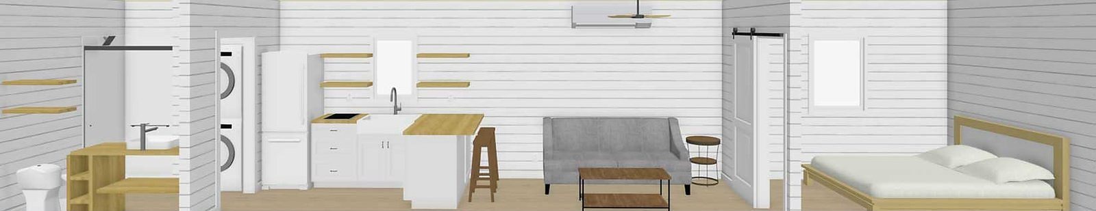 40ft Kennedy Container Home – 1 Bed, 1 Bath – 40ft Kennedy Luxury Container Home | 1 Bed 1 Bath Prefab Shipping Container House — 40ft — new in new condition (21)