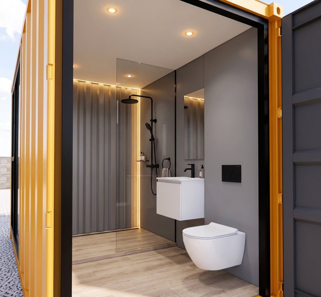20ft Container Home – 1 Bedroom, Rooftop Terrace – High Quality 20ft Prefab Shipping Container House — 20ft — new in new condition (6)