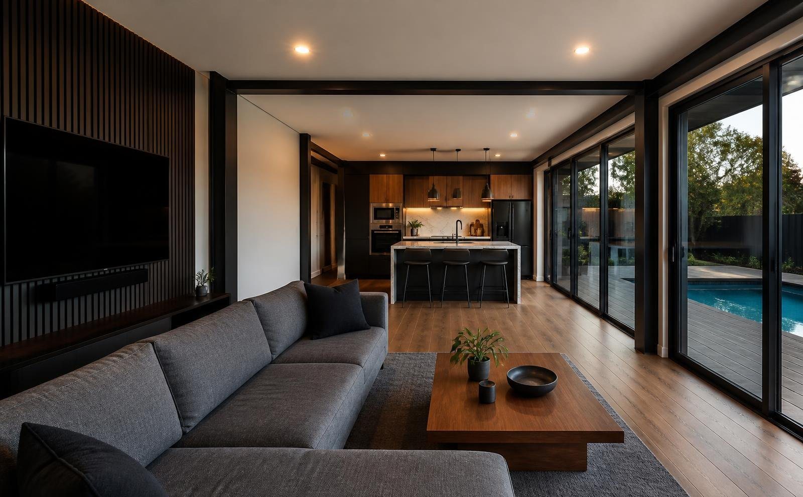 10-Module Container Home – The Ultimate, 3-Bedroom Courtyard – A bright and functional art studio module within the luxury courtyard villa featuring natural light and professional workspace