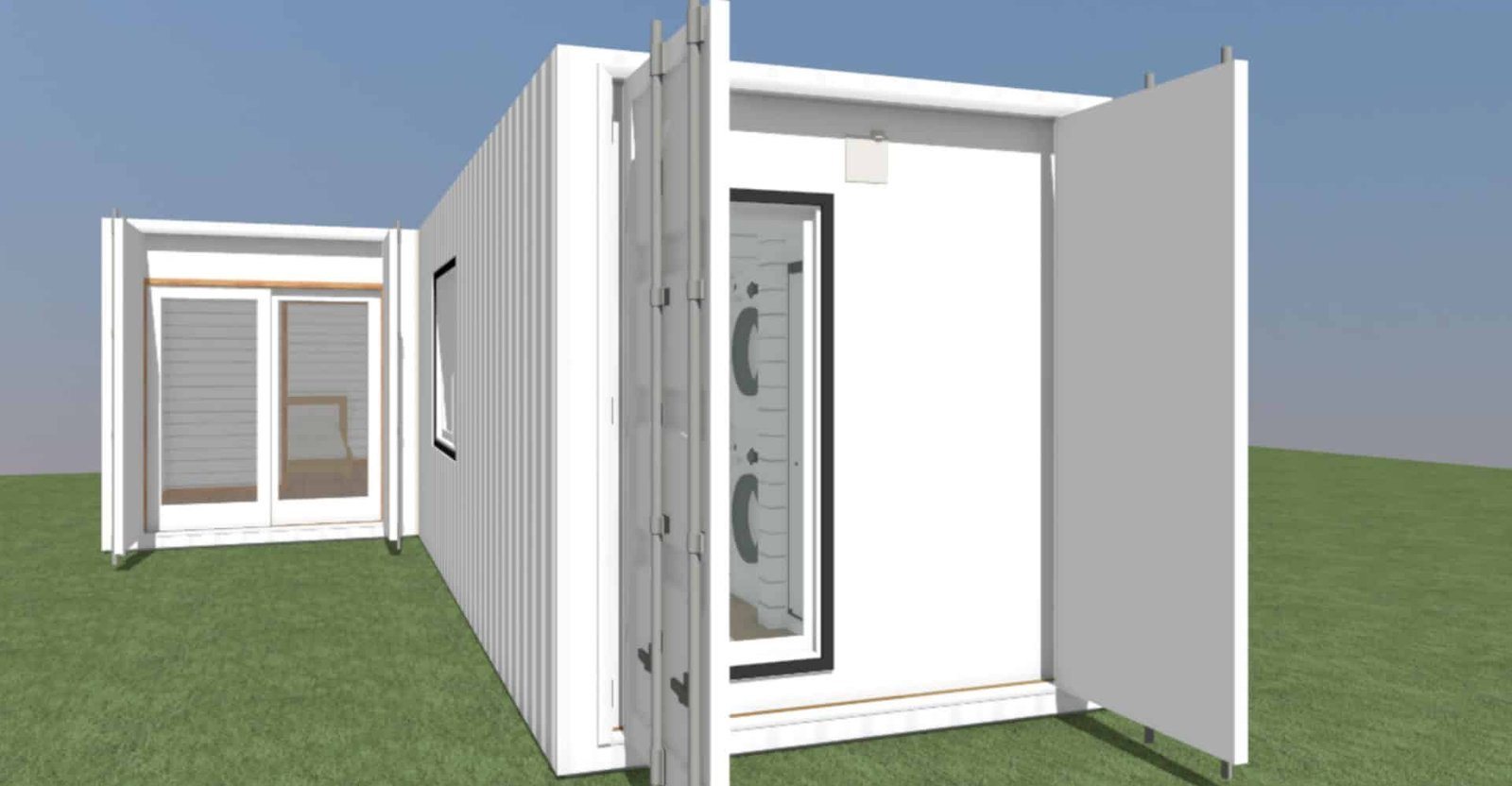 40ft + 20ft Container Home – The Fulton, 2 Bedrooms – Luxury 2 Bedroom Shipping Container Home | 40ft + 20ft Modern Container House | The Fulton — 20ft — new in new condition (12)