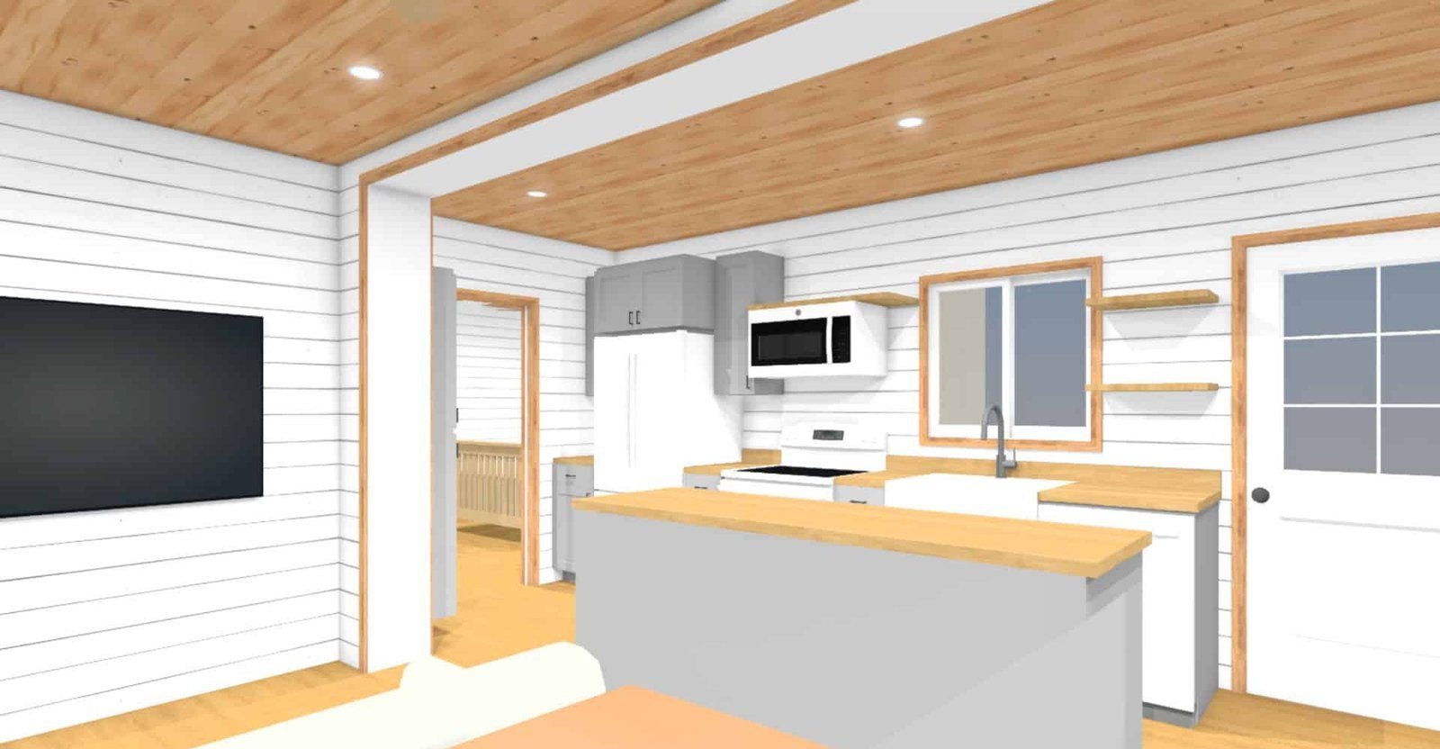 3-Module Container Home – The Huntington, 2 Bedrooms – The Huntington – Luxury Two Bedroom Shipping Container Home | Two 40ft + One 20ft Container Home — 20ft — new in new condition (3)
