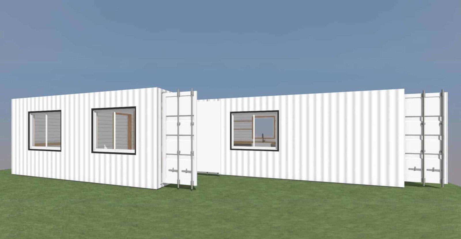 40ft + 20ft Container Home – The Fulton, 2 Bedrooms – Luxury 2 Bedroom Shipping Container Home | 40ft + 20ft Modern Container House | The Fulton — 20ft — new in new condition (13)