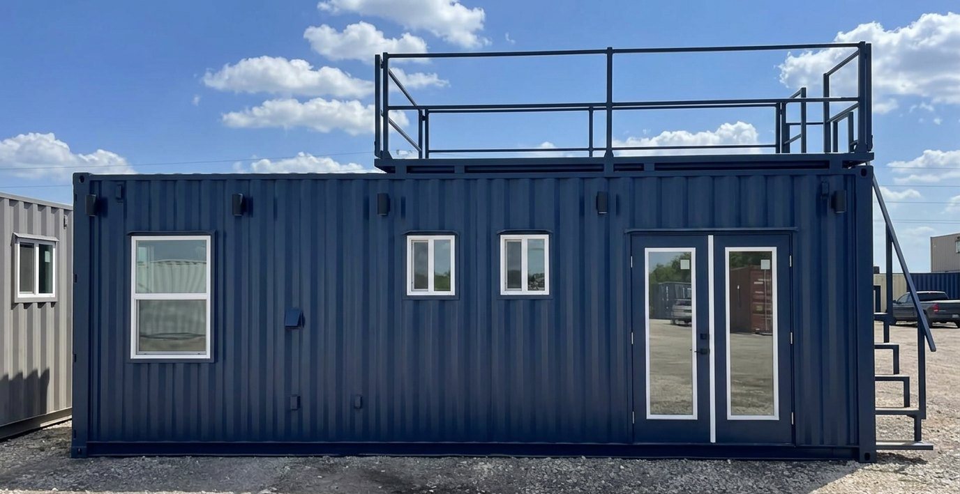 40ft 1-Bedroom High Cube Container Home – Rooftop Deck – Customized 40ft Shipping Container Made into Luxurious 1 Bedroom — 40ft — new in new condition (6)
