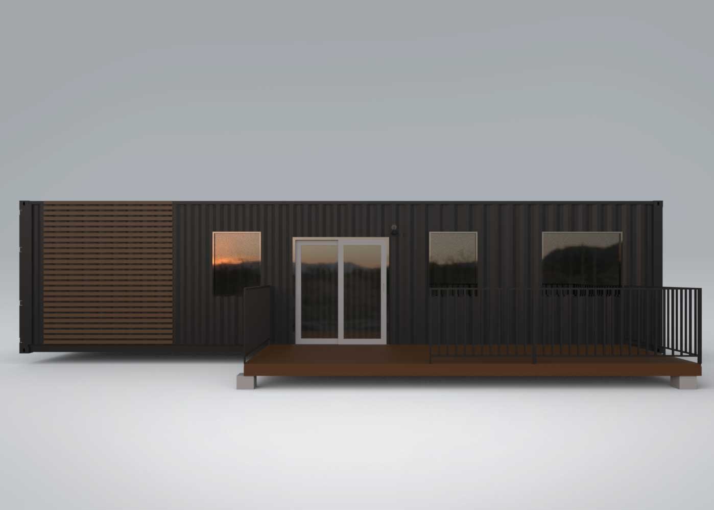 40ft Kennedy Container Home – 1 Bed, 1 Bath – 40ft Kennedy Luxury Container Home | 1 Bed 1 Bath Prefab Shipping Container House — 40ft — new in new condition (20)