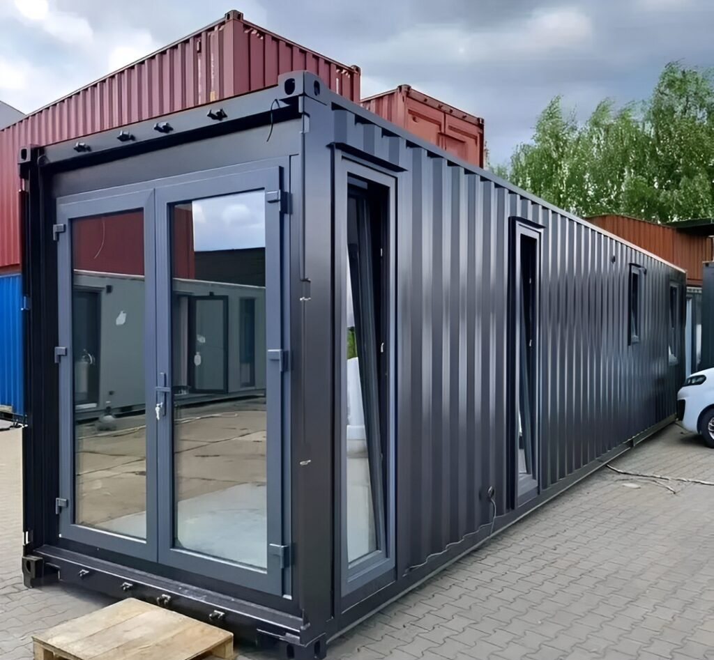 40ft Studio Container Home – Villa Design, Full Bath – 40ft Ready Made Villa Design Container House — 40ft — new in new condition