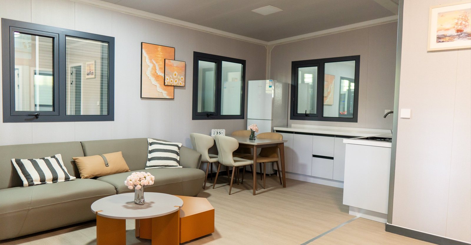 20ft Expandable Container Home – 2-Bedroom Beach-Side Cabin – 20FT Expandable Container Home — 2 Bedroom Beach-Side Cabin | 385 SF — 19ft 4in x 20ft 8in expanded — New in new condition (2)