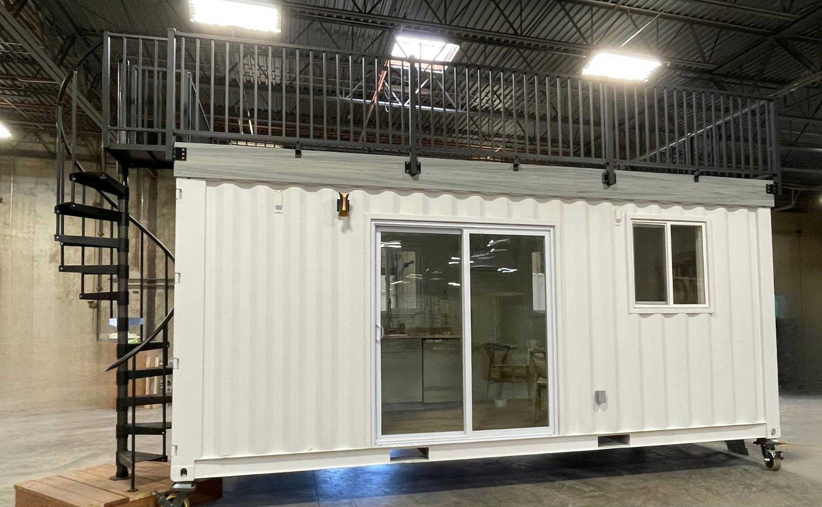 20ft Ezra Container Home – Open Layout, Full Bath – 20FT Ezra Modern Container Home | Turnkey Tiny House | Portable Prefab Container Home — 20ft — new in new condition (15)