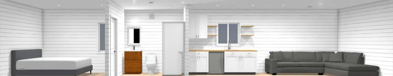 40ft Kennedy Container Home – 1 Bed, 1 Bath – 40ft Kennedy Luxury Container Home | 1 Bed 1 Bath Prefab Shipping Container House — 40ft — new in new condition (22)