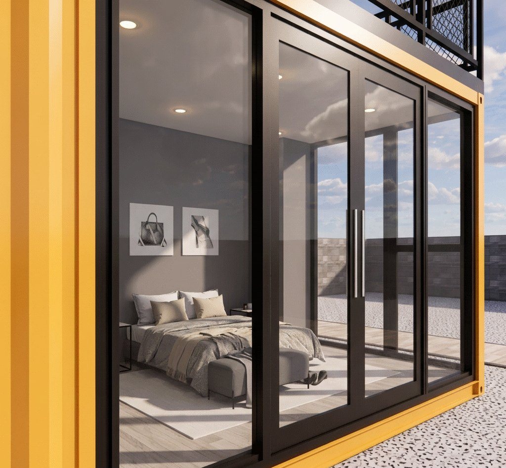 20ft Container Home – 1 Bedroom, Rooftop Terrace – High Quality 20ft Prefab Shipping Container House — 20ft — new in new condition