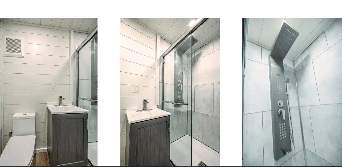 20ft Ezra Container Home – Open Layout, Full Bath – 20FT Ezra Modern Container Home | Turnkey Tiny House | Portable Prefab Container Home — 20ft — new in new condition (16)