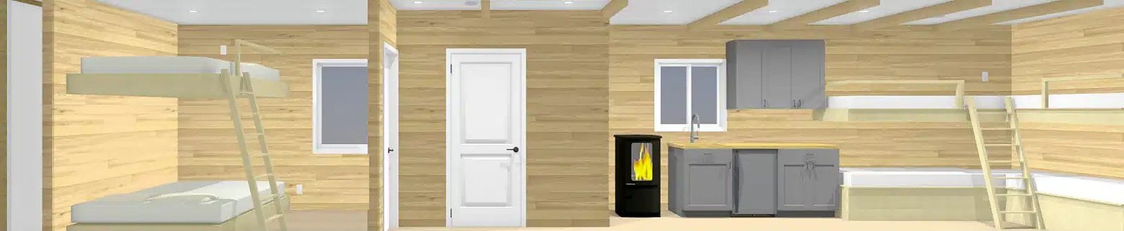 40ft Augustine Container Home – Open Plan, 1 Bath – 40FT Augustine Luxury Container Home with Kitchen, Bathroom & Garage | Ready to Ship | Free USA Delivery — 40ft — new in new condition (14)