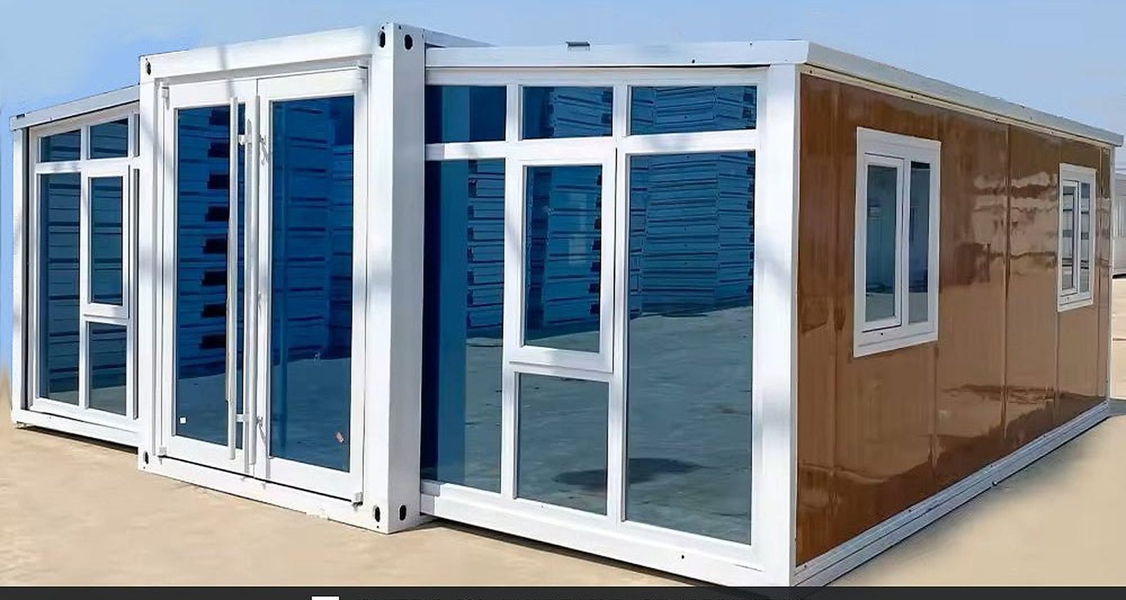 20ft Expandable Container Home – 2-Bedroom Beach-Side Cabin – 20FT Expandable Container Home — 2 Bedroom Beach-Side Cabin | 385 SF — 19ft 4in x 20ft 8in expanded — New in new condition
