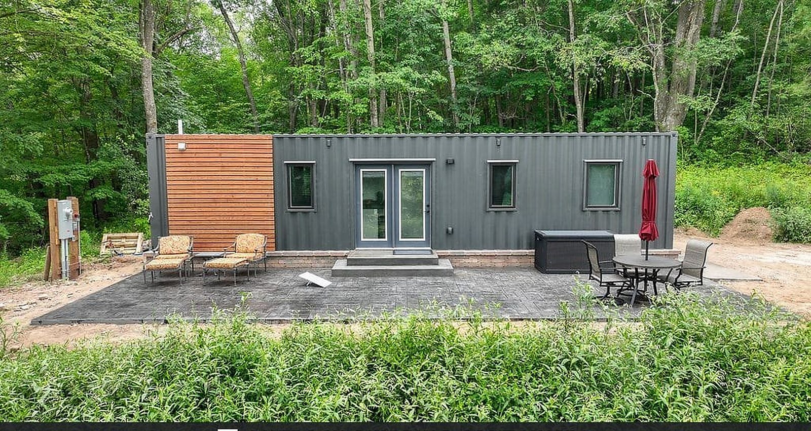 40ft Kennedy Container Home – 1 Bed, 1 Bath – 40ft Kennedy Luxury Container Home | 1 Bed 1 Bath Prefab Shipping Container House — 40ft — new in new condition