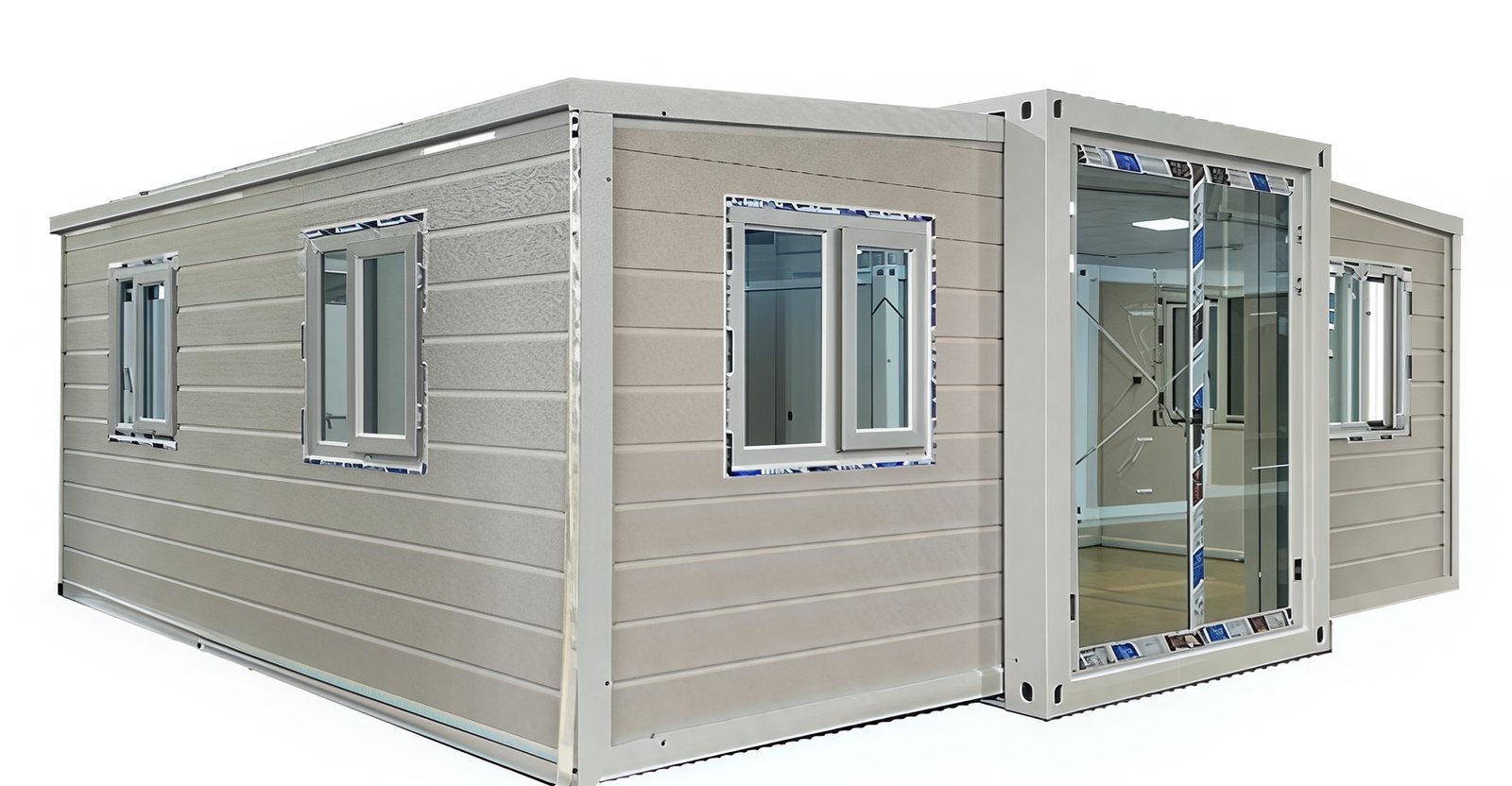 20ft Expandable Container Home – 2-Bedroom Beach-Side Cabin – 20FT Expandable Container Home — 2 Bedroom Beach-Side Cabin | 385 SF — 19ft 4in x 20ft 8in expanded — New in new condition (21)